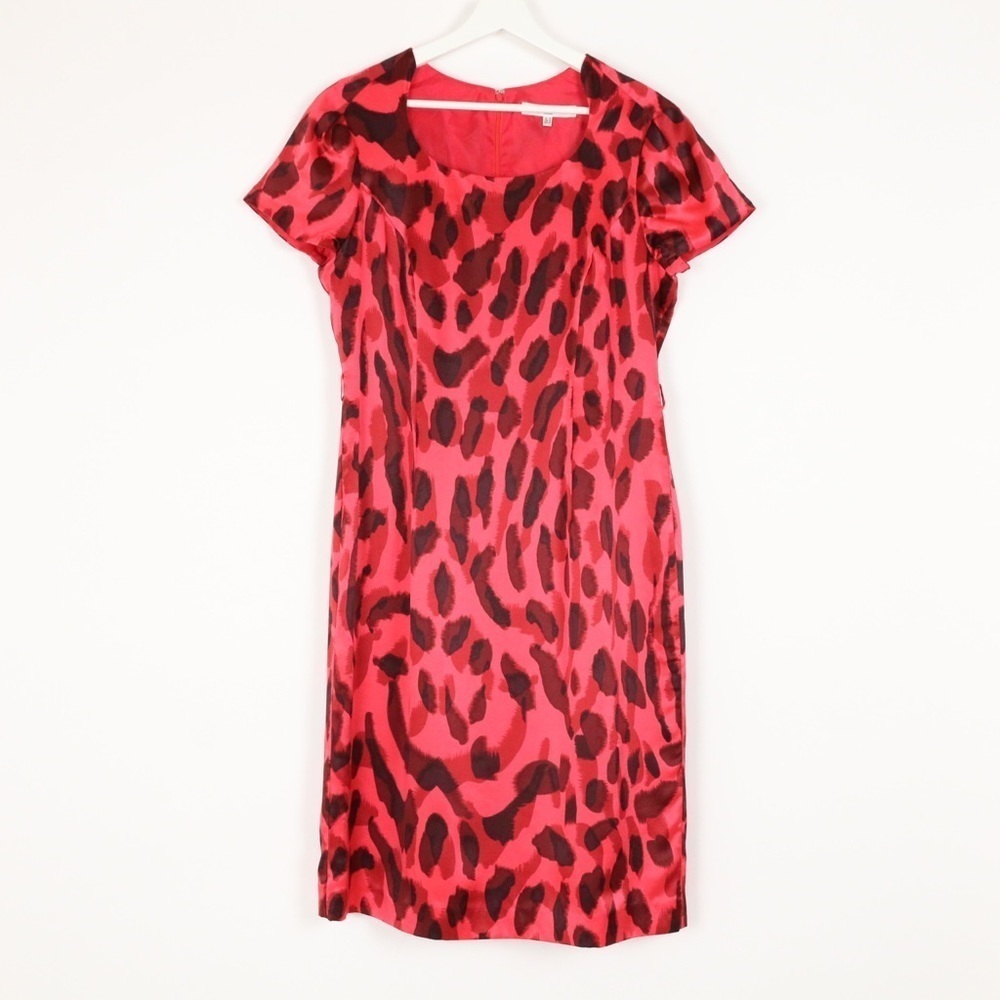 L.K. Bennett Silk Cap Sleeve Dress